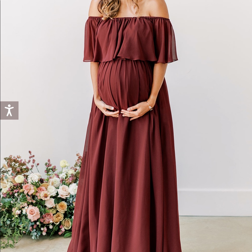 Revelry Bridesmaid Maternity Dress NWT!- Classic Emerald